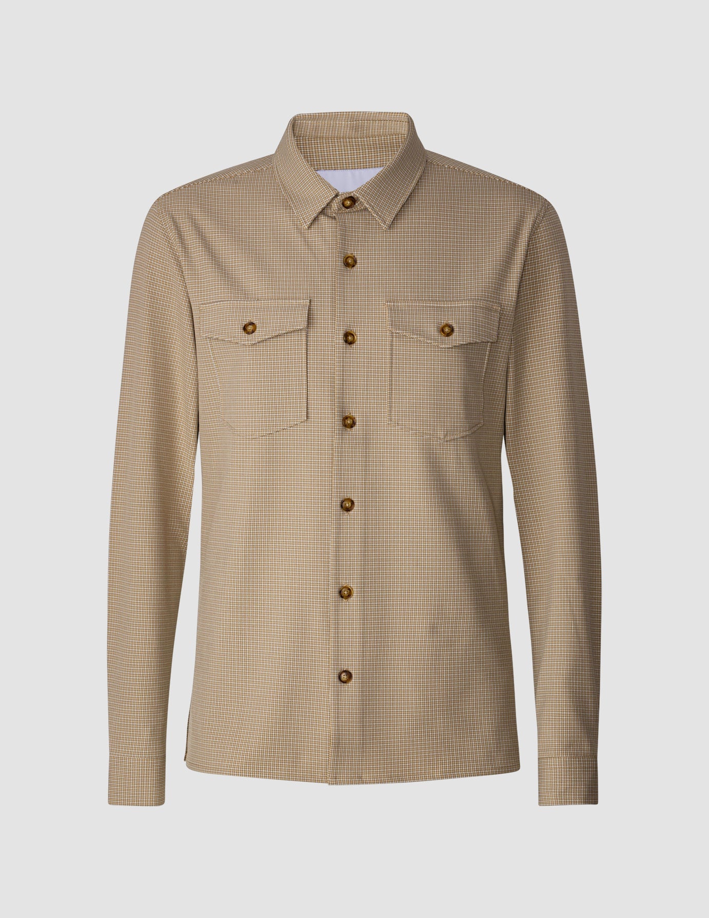 Overshirt Plaid Khaki